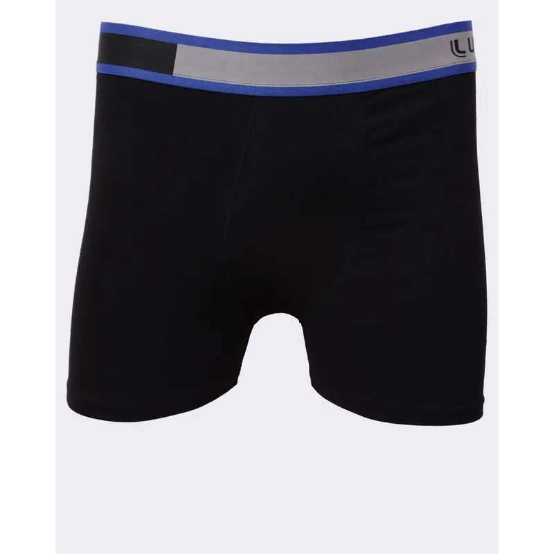 Cueca Masculina Boxer Lupo Preta GG