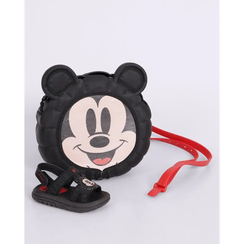 Sandália Bebê Disney Mickey + Brinde Bolsa Preta 19