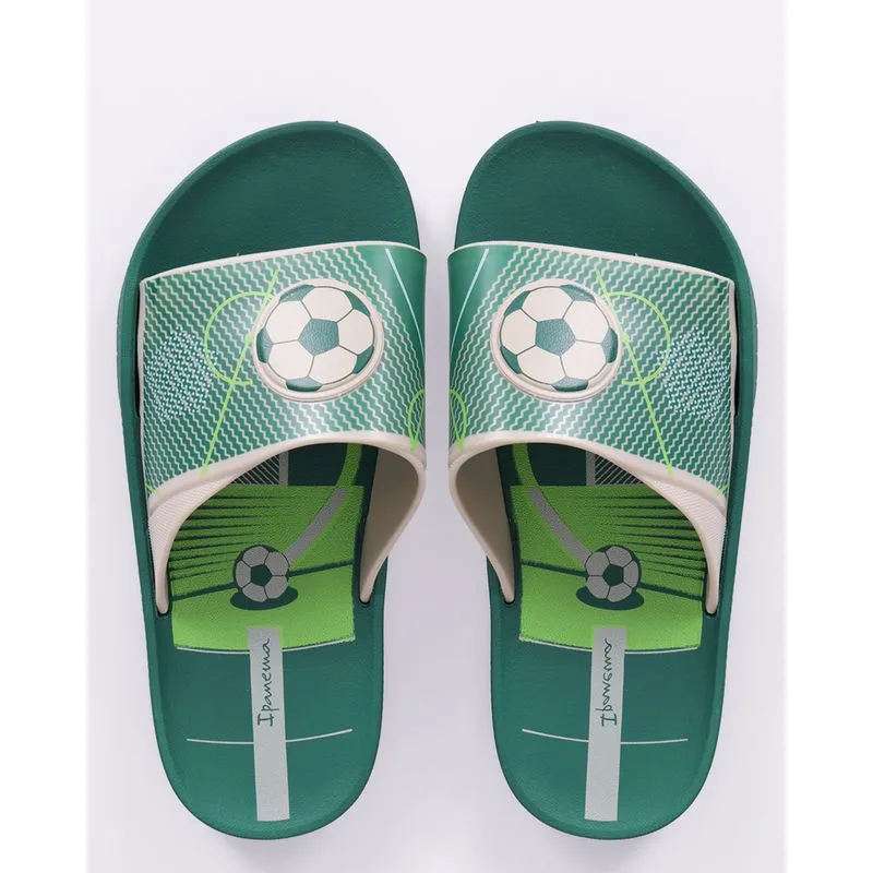 Chinelo Ipanema Slide Infantil Esportiva Verde 31/32