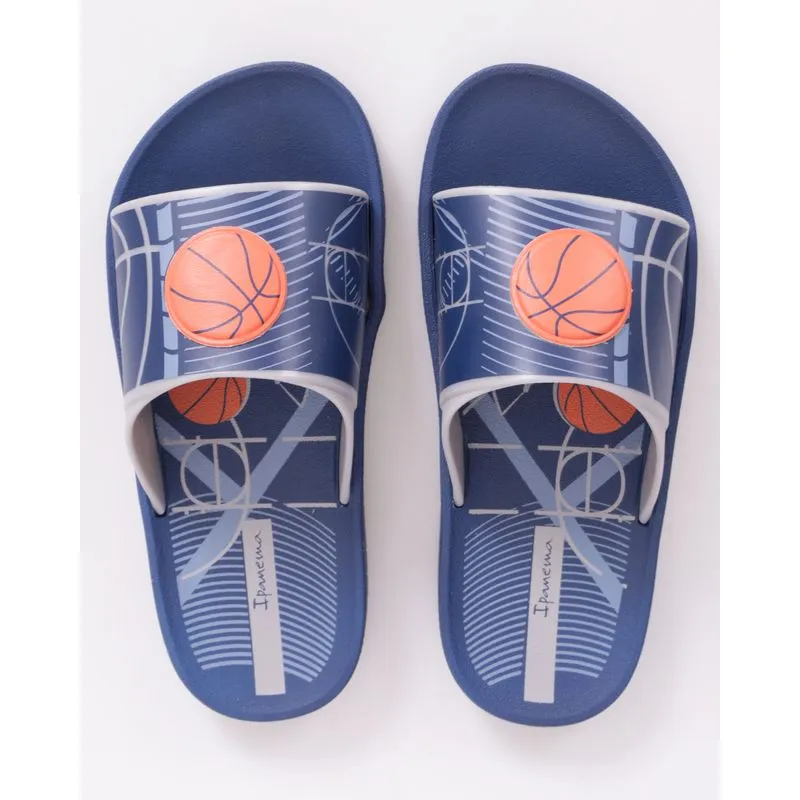 Chinelo Ipanema Slide Infantil Sporty Azul 29