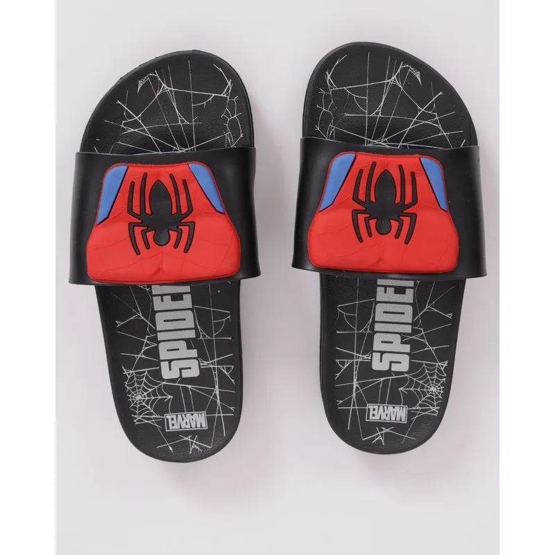 Chinelo Infantil Slide Grendene Homem Aranha Preta 30