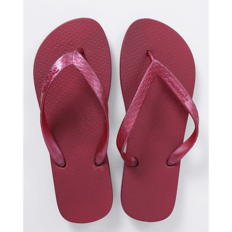 Chinelo Ipanema Feminino Clássica Metal Vermelho 37/38