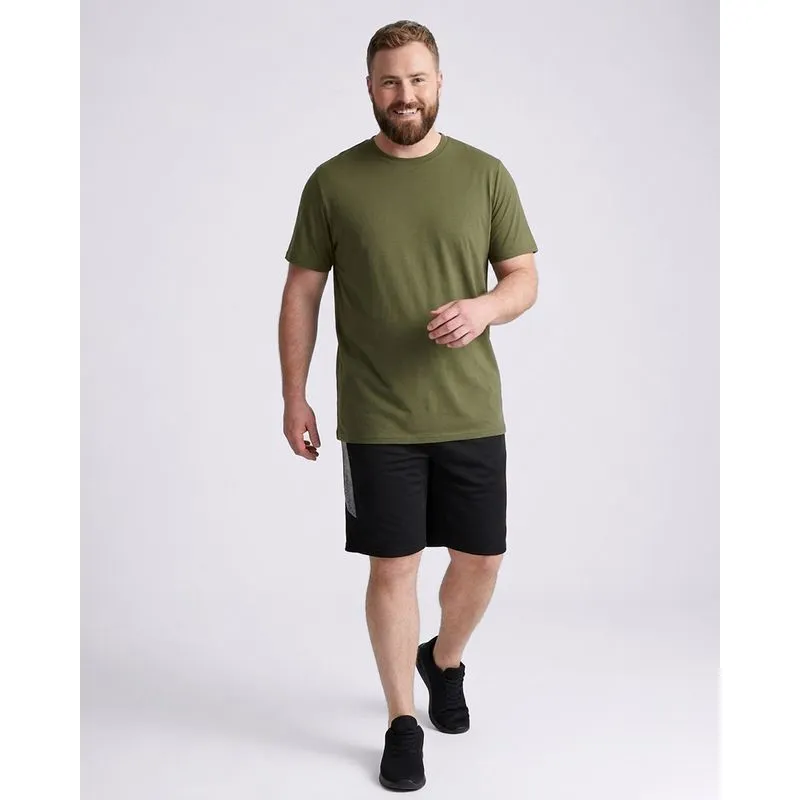 Bermuda Masculina Plus Size Cós Elástico Preto G1