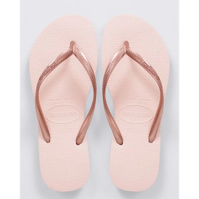 Chinelo Havaianas Feminino Slim Rosa 39/40