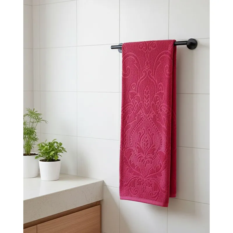 Toalha de Banhão Algodão Atlântica 75cm x 145cm Rosa UN