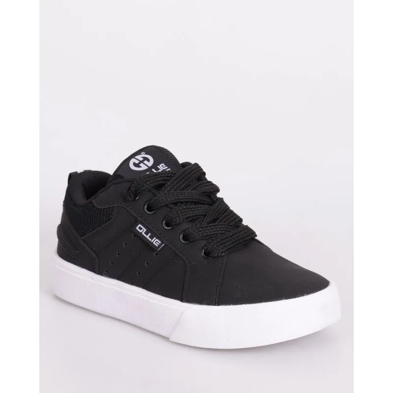 Tênis Infantil Ollie com Recortes Preto 30