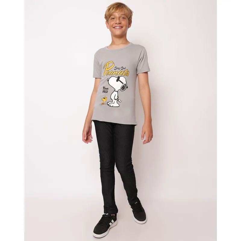Calça Jeans Juvenil Skinny Preta 14