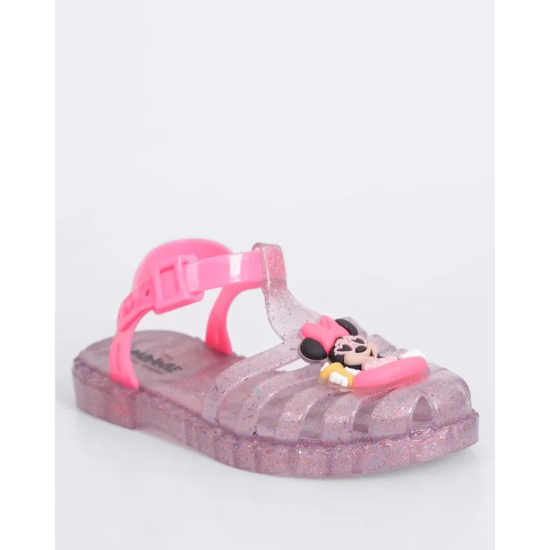 Sandália Infantil Grendene Disney Minnie Rosa 34