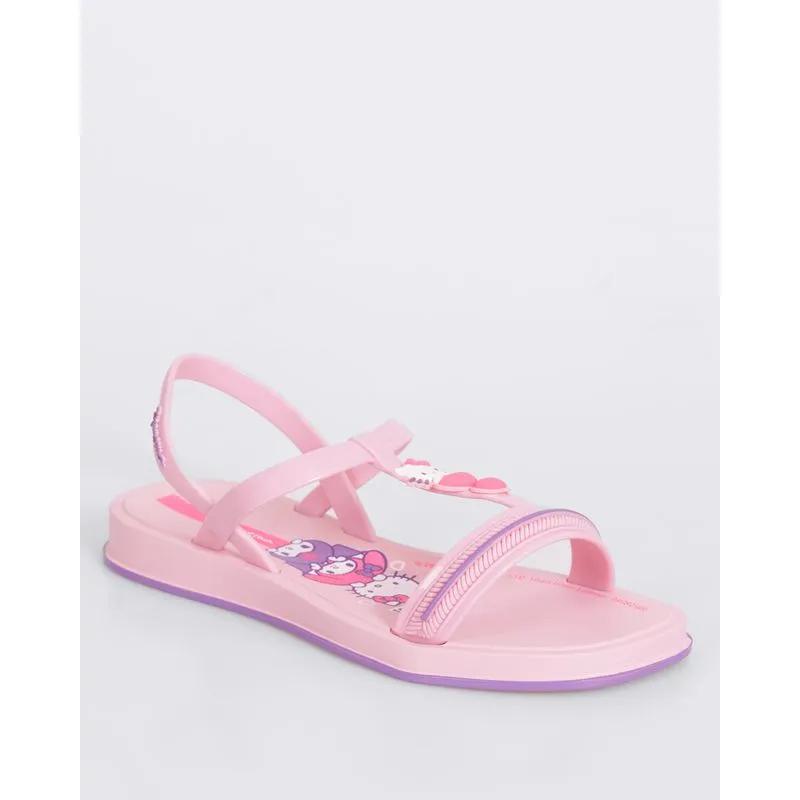 Sandália Ipanema Infantil Hello Kitty e Kuromi Rosa 29