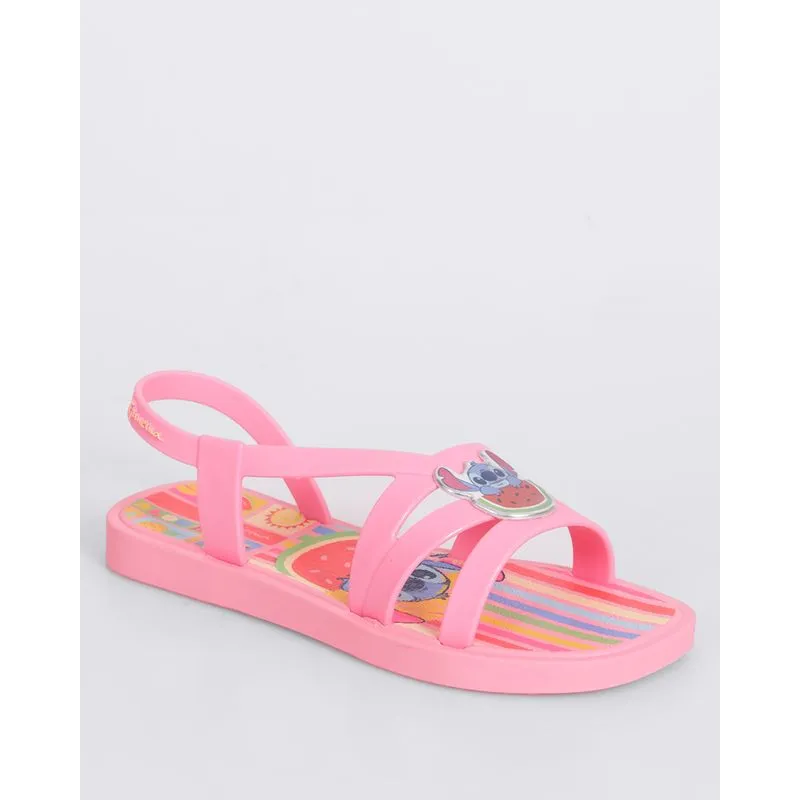 Sandália Ipanema Infantil Stitch Rosa 31