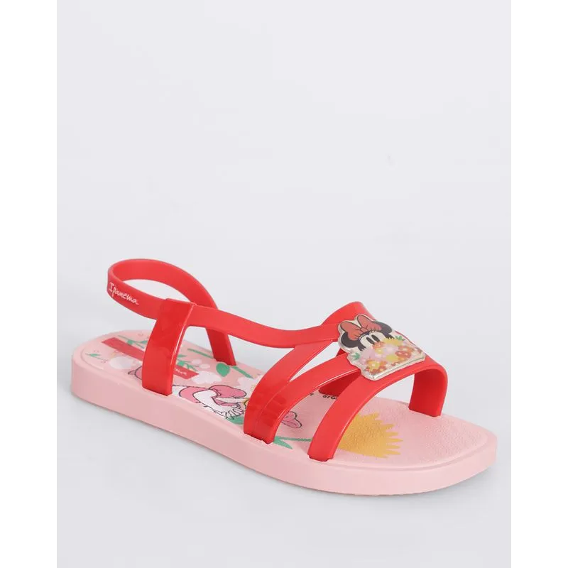 Sandália Ipanema Infantil Minnie Vermelha 30