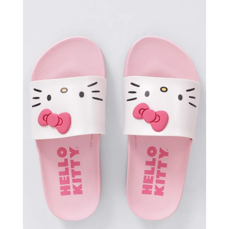 Chinelo Infantil Slide Hello Kitty Grendene Rosa 26/27