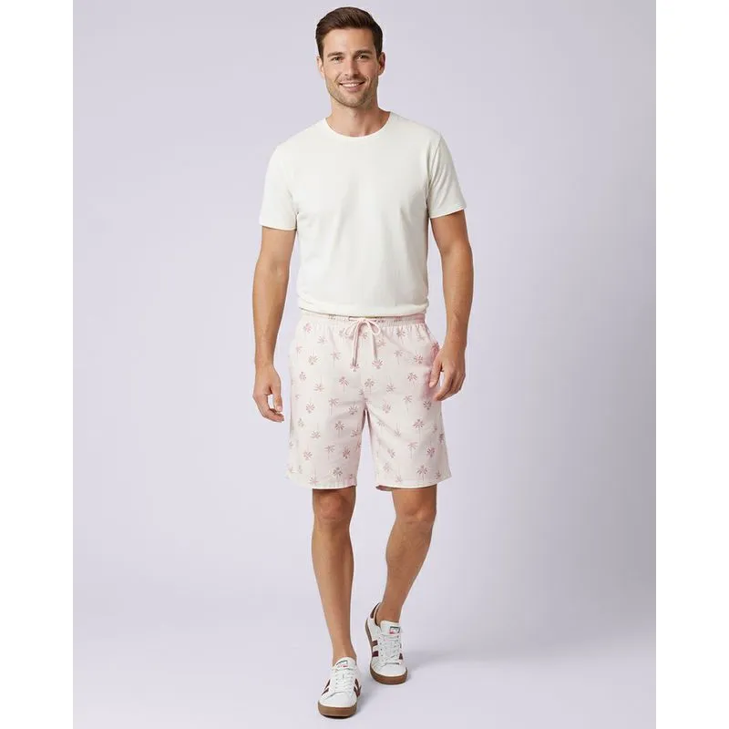 Bermuda Masculina Estampada Off White XGG