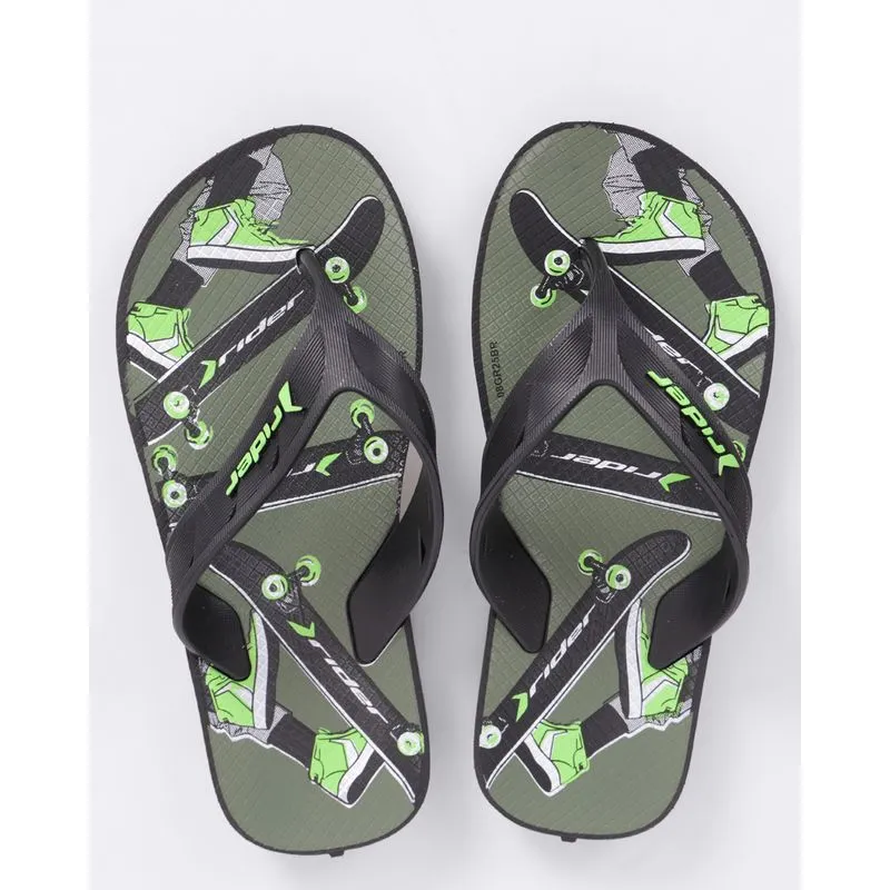 Chinelo Infantil Rider Skate Preto 34