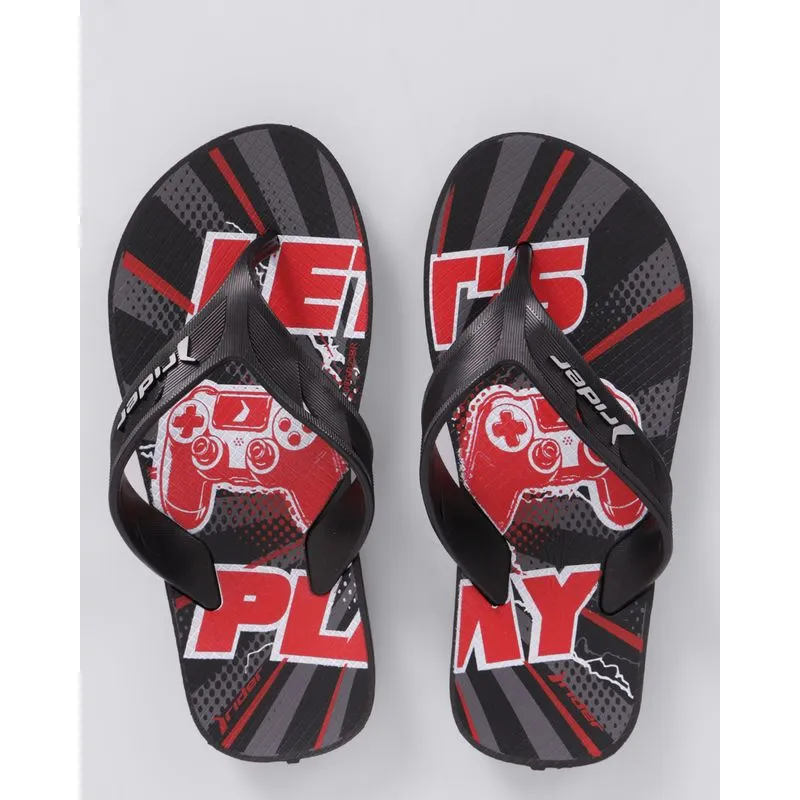 Chinelo Infantil Rider Video Game Preto 32/33