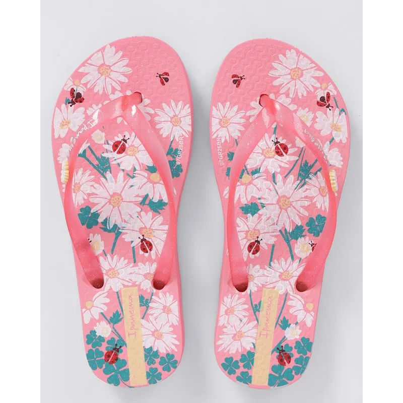 Chinelo Infantil Ipanema Estampado Rosa 33/34