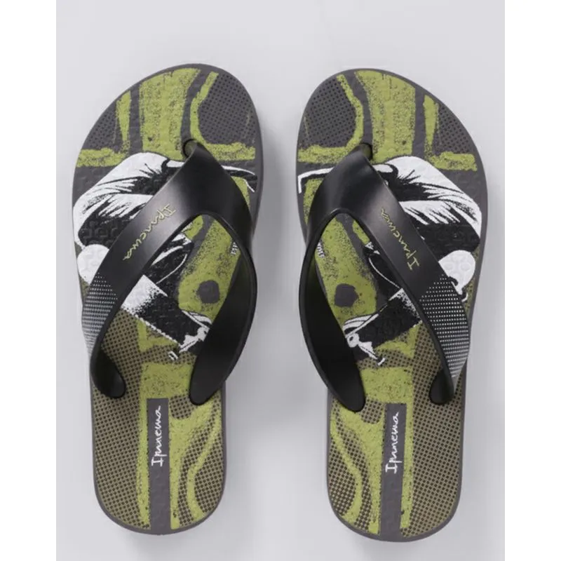 Chinelo Ipanema Infantil Skate Preto 27/28