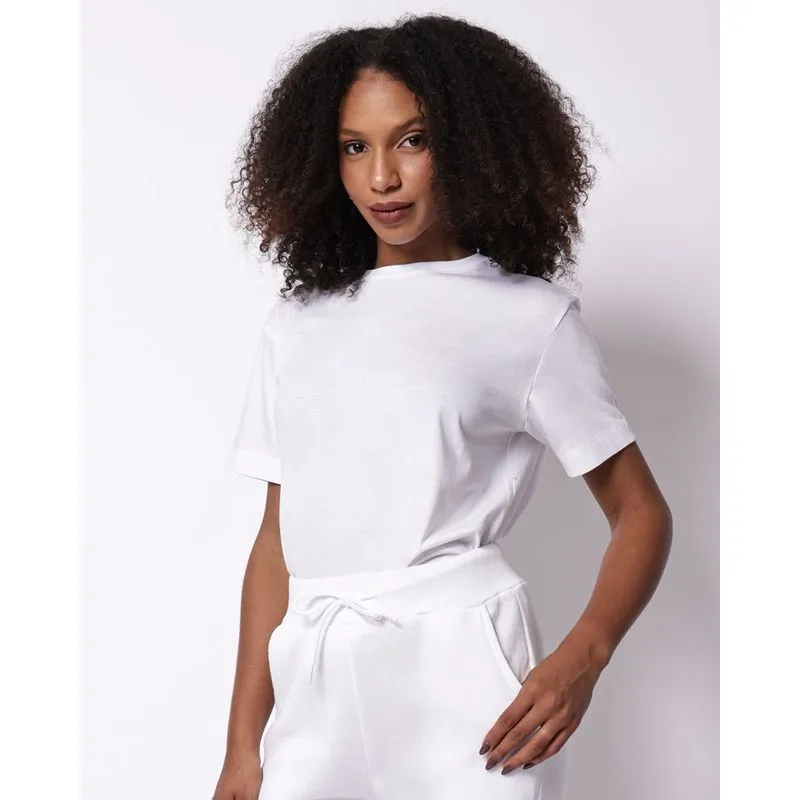 Camiseta Feminina Algodão Branca GG