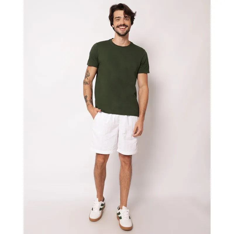 Bermuda Surf Masculina com Bolsos Branca GG