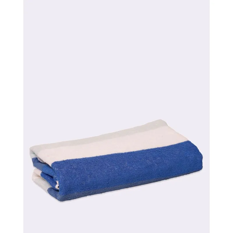 Toalha De Praia 80cm x 150cm Listrada Azul UN