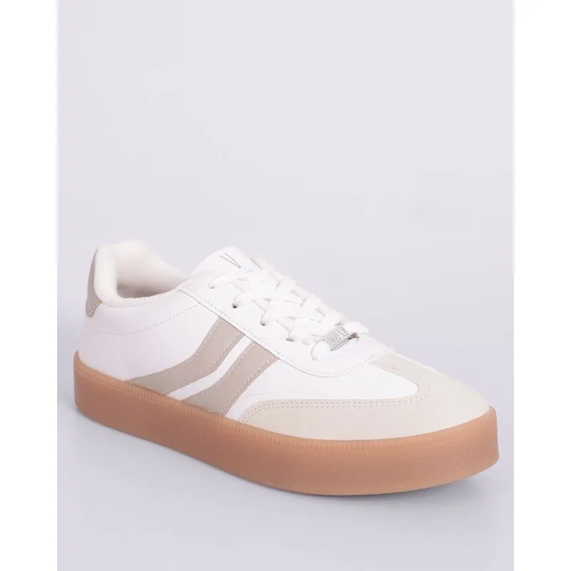 Tênis Feminino Vizzano com Recortes Off White 38