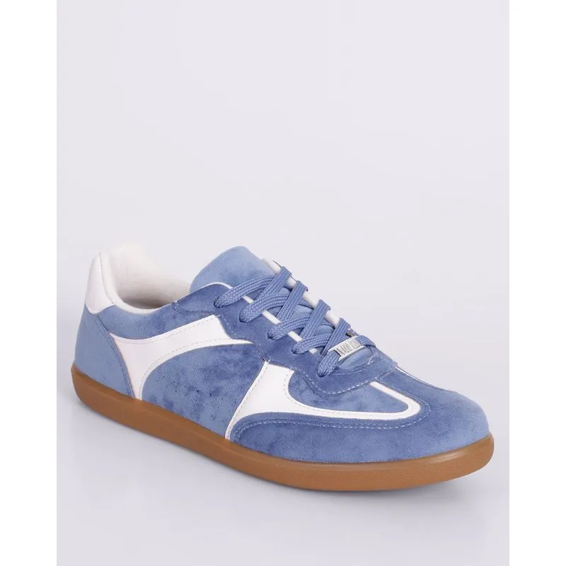 Tênis Feminino Casual Vizzano Camurça Azul 40