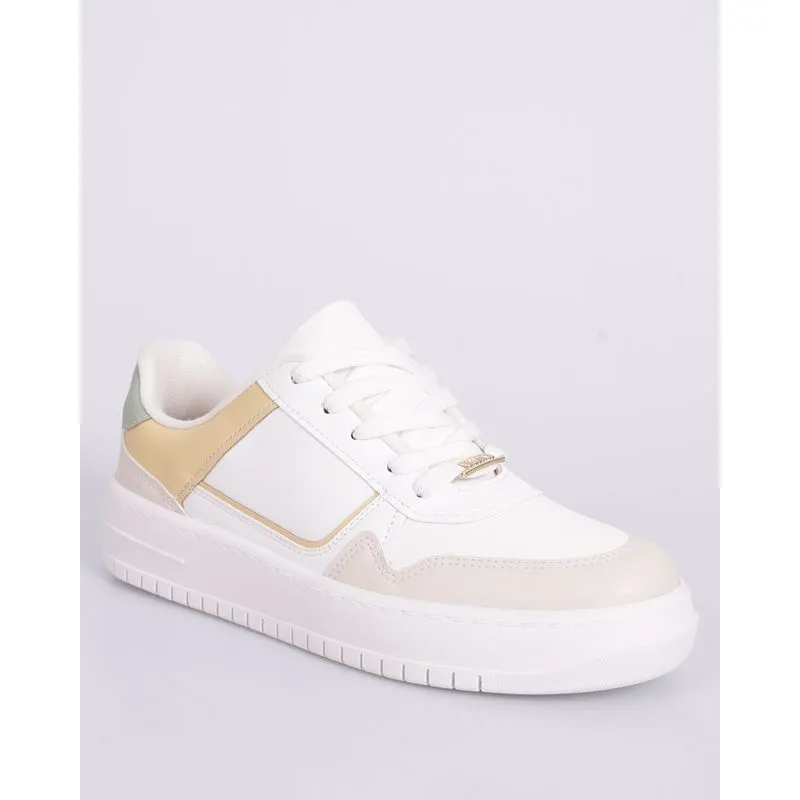 Tênis Feminino Casual Vizzano com Recortes Branco 38