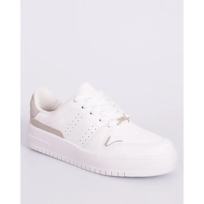 Tênis Feminino Vizzano Strech com Recortes Branco 37