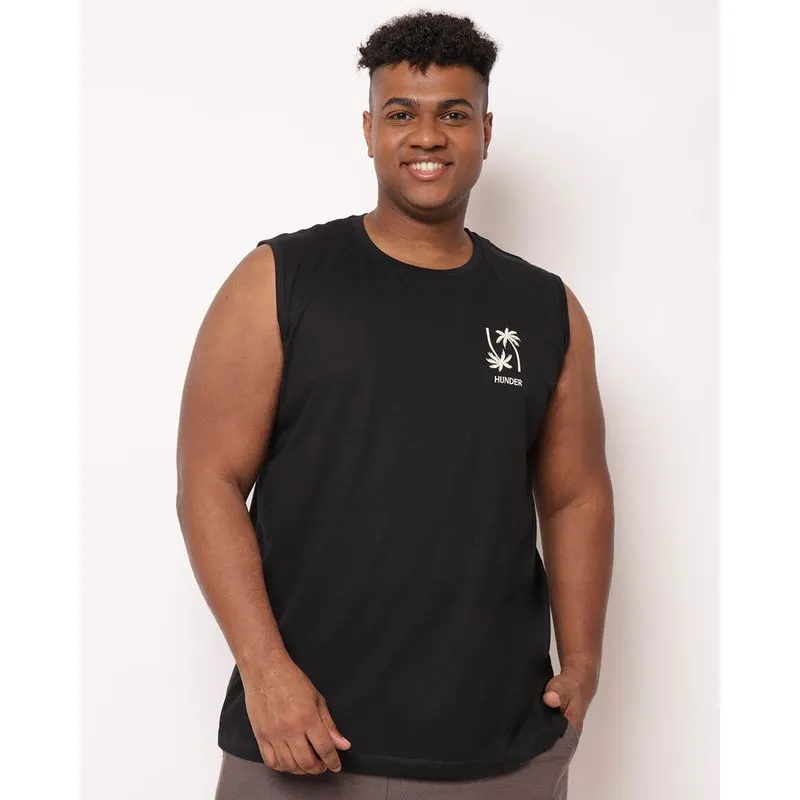Regata Plus Size Masculino Machão Preta G1