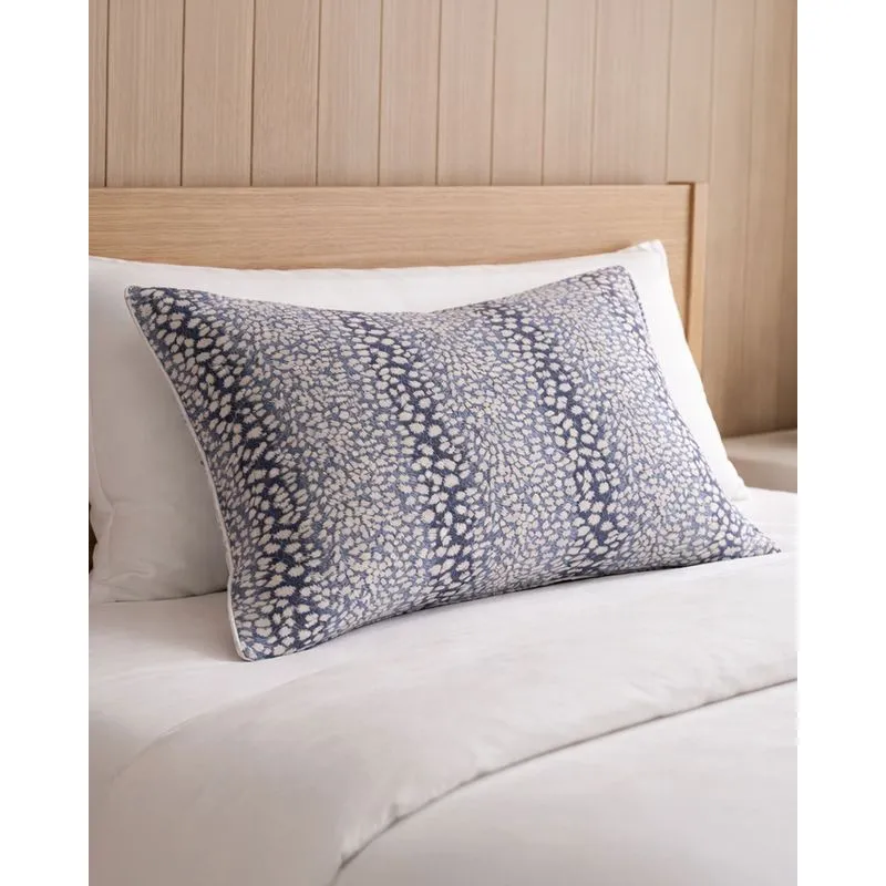 Porta Travesseiro Andreza 50cmX70cm Estampado Matelassê Azul UN