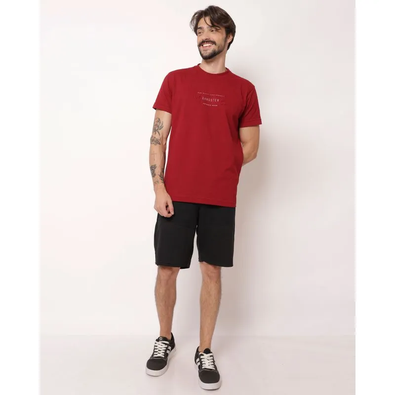 Bermuda Masculina Moletinho com Bolso Faca Preta M