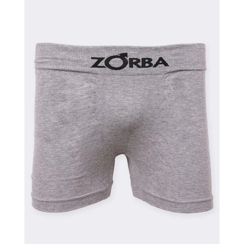 Cueca Masculina Boxer Zorba Sem Costura Cinza G