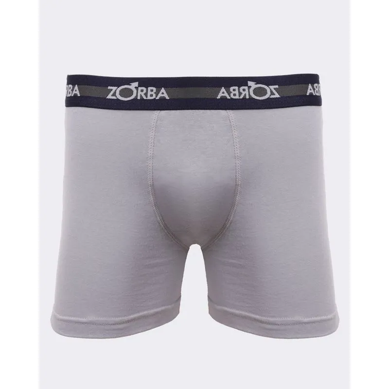 Cueca Masculina Boxer Zorba Cinza XGG