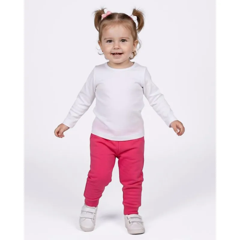 Blusa Bebê Básica Manga Longa Branca 2