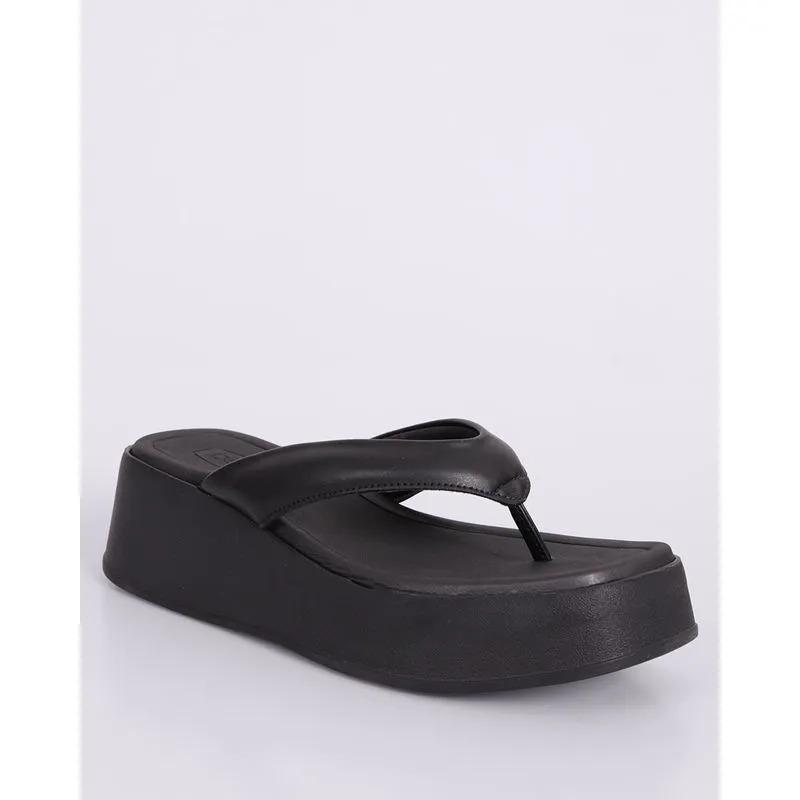 Tamanco Feminino Beira Rio Flatform Preta 40