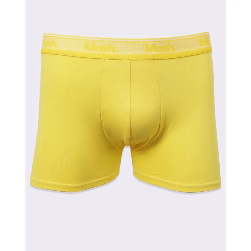 Cueca Masculina Boxer Mash Amarela GG
