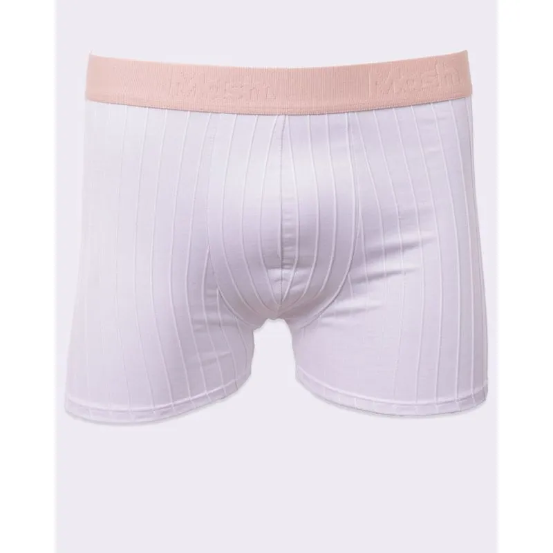 Cueca Masculina Boxer Mash Texturizada Branca GG