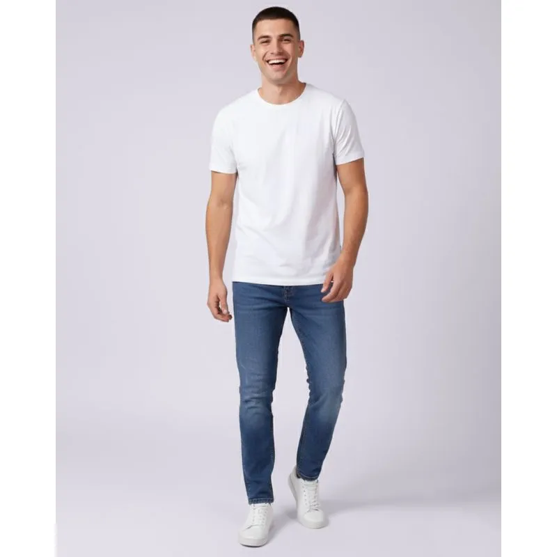 Calça Jeans Masculina Slim Básica Azul 46