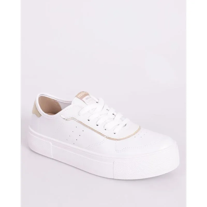 Tênis Feminino Casual Moleca Branco 37