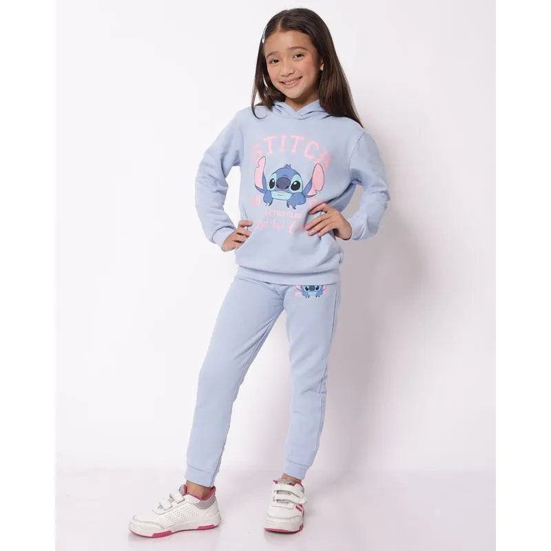 Calça Moletom Infantil Disney Stitch Azul 12