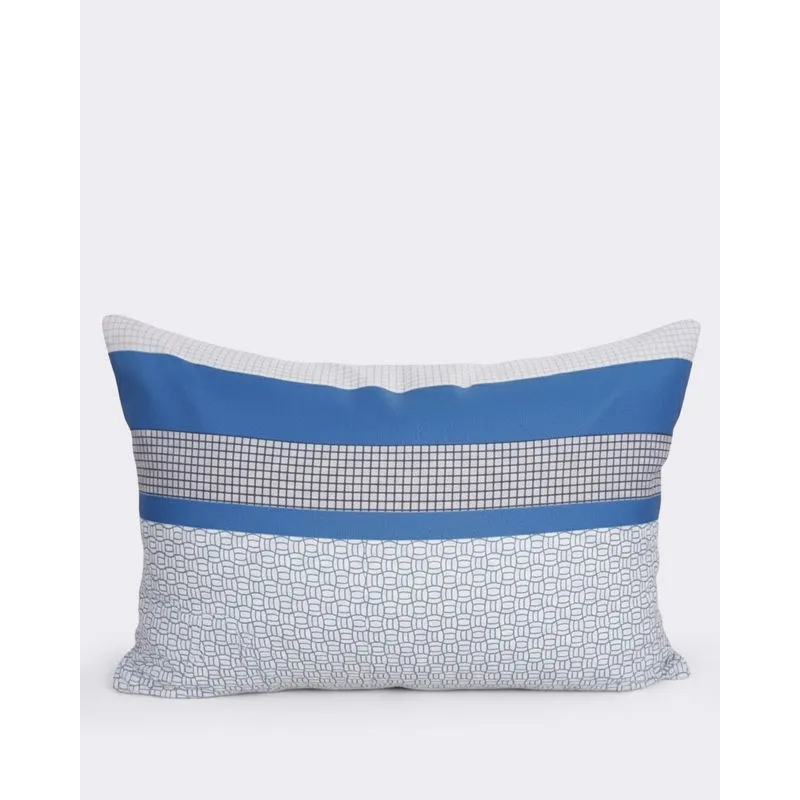 Fronha Avulsa 50cm x 70cm Arte & Cazza Estampada Azul UN