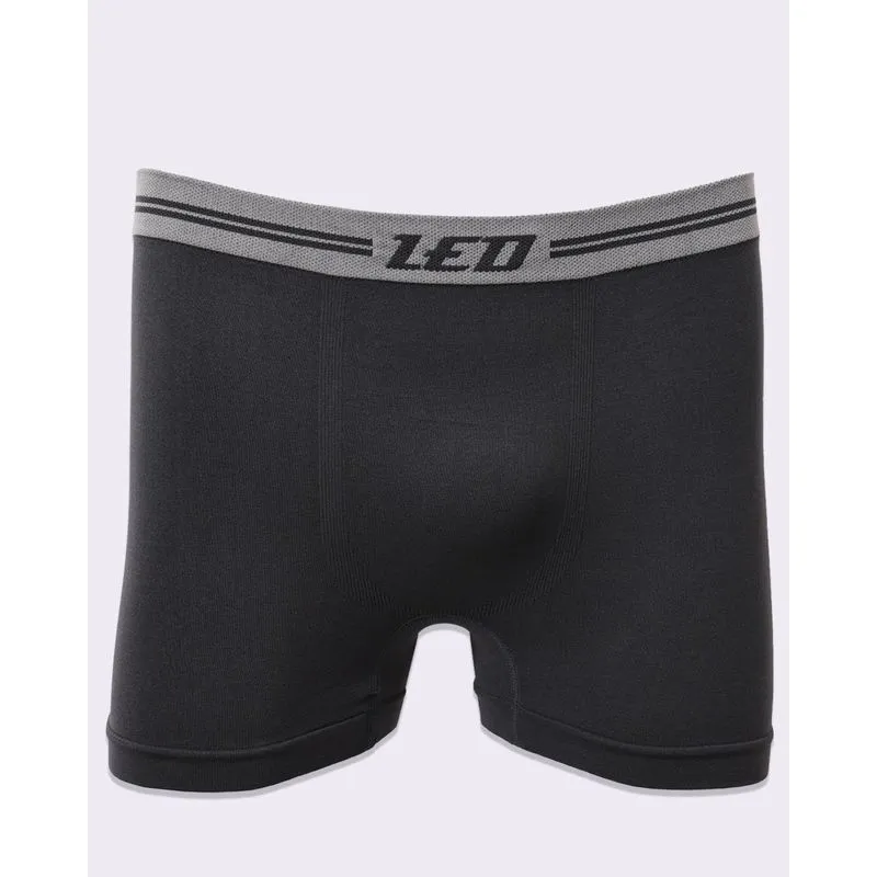 Cueca Masculina Boxer Led Cinza Escuro M