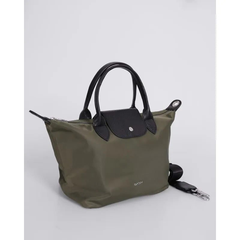 Bolsa Feminina Transversal com Bolso Verde UN