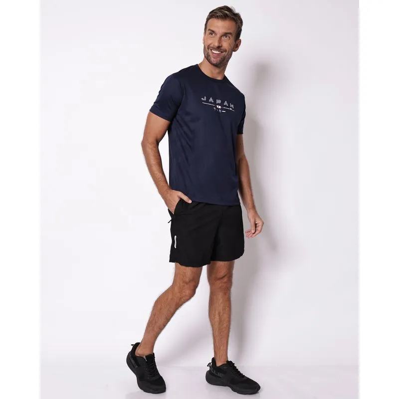 Bermuda Masculina FItter com Ziper Preta XG