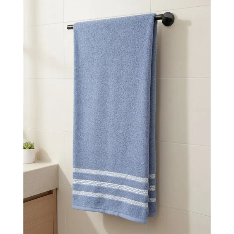 Toalha de Banho Atlântica Luma 70cm x 120cm Azul UN