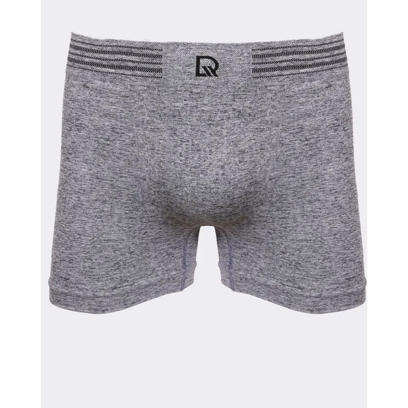 Cueca Maculina Boxer DelRio Sem Costura Cinza M