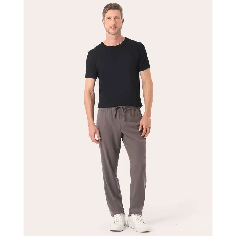 Calça Social Masculina Slim Cinza GG