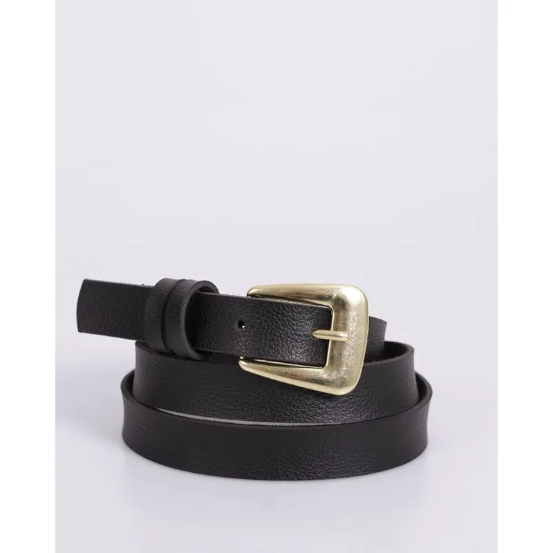 Cinto Feminino Fivela Dourada Preto G