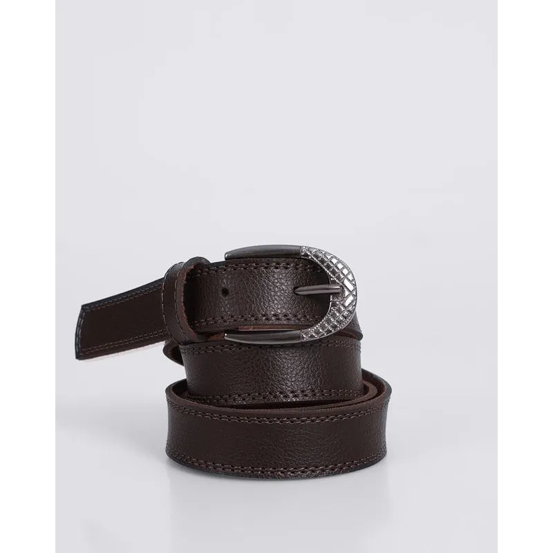 Cinto Feminino Aviamento Fivela Marrom G