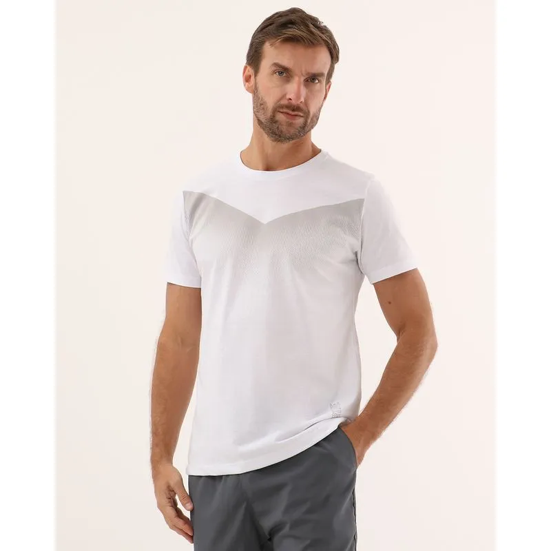 Camiseta Esportiva Masculina Algodão Branca XG